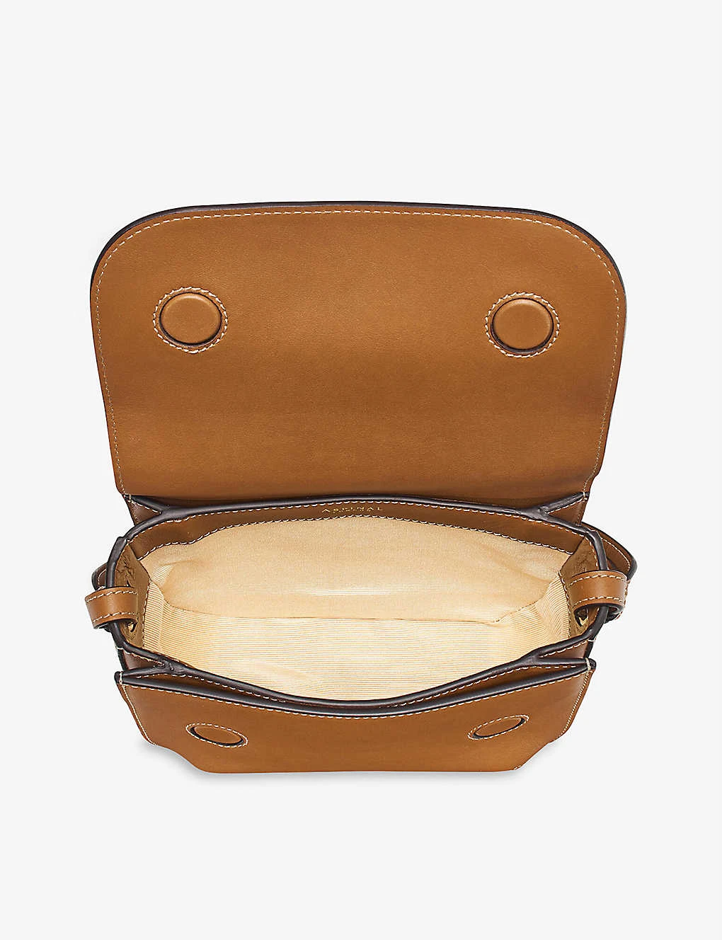 Ella Logo-print Grained-leather Cross-body Bag - Image 4