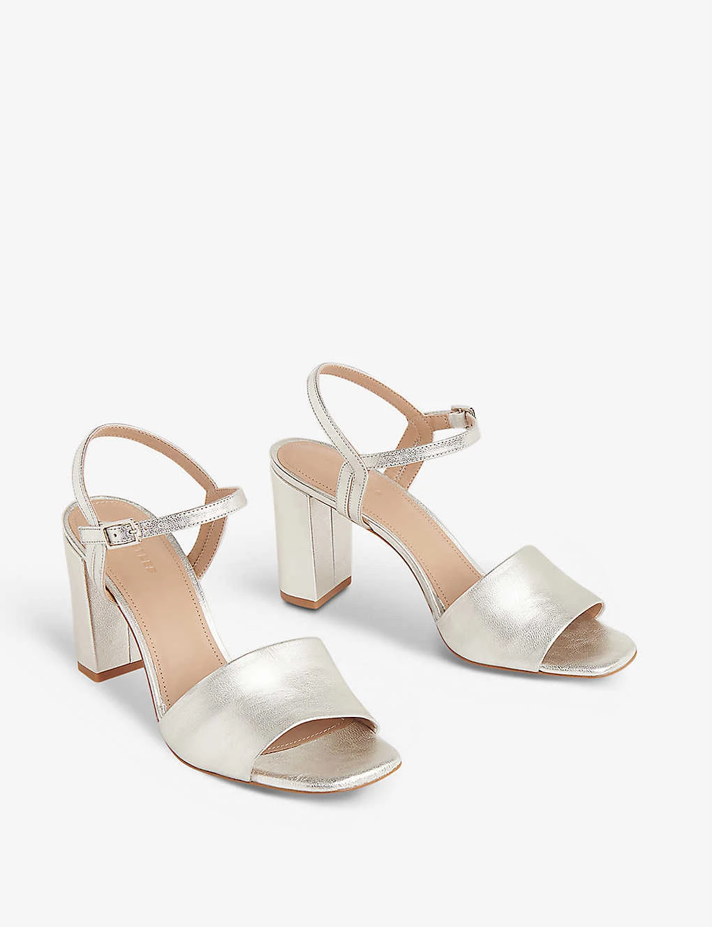 Whistles Lilley Open-toe Leather Heeled Sandals - Image 3
