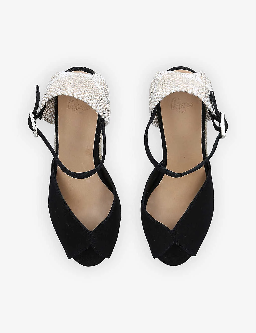 Castañer Bianca Open-toe Cotton-canvas Wedge Espadrilles - Image 2