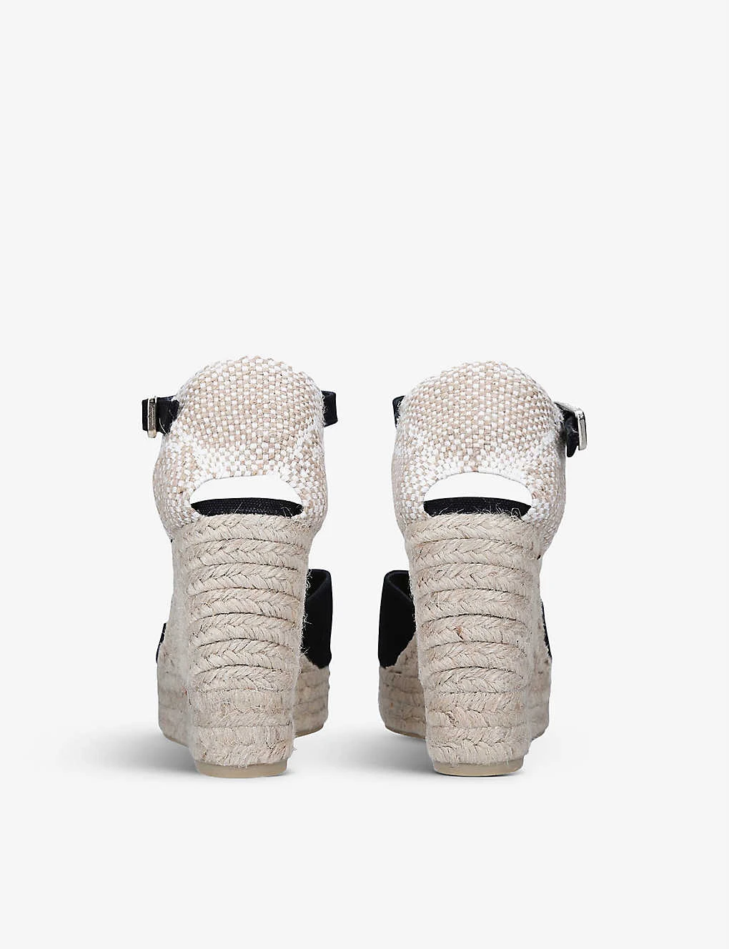 Castañer Bianca Open-toe Cotton-canvas Wedge Espadrilles - Image 4