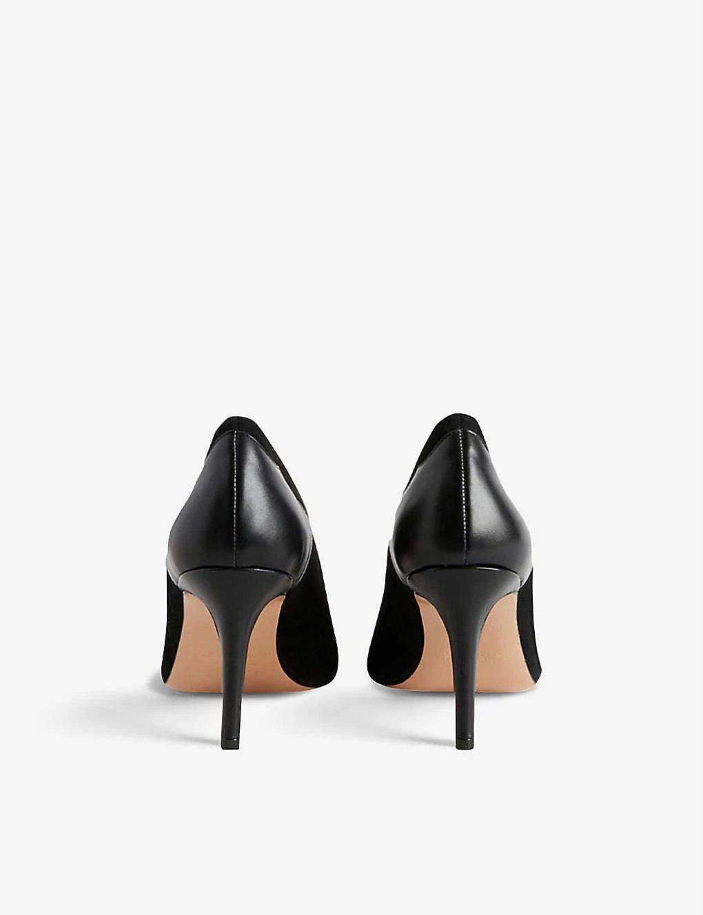 CLAUDIE PIERLOT Adelie Two-tone Leather Court Shoes - Image 3