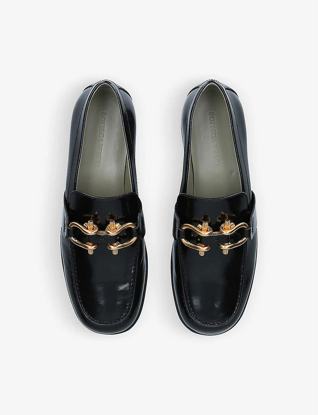 Bottega Veneta Madame Horsebit-embellished Leather Loafers - Image 2