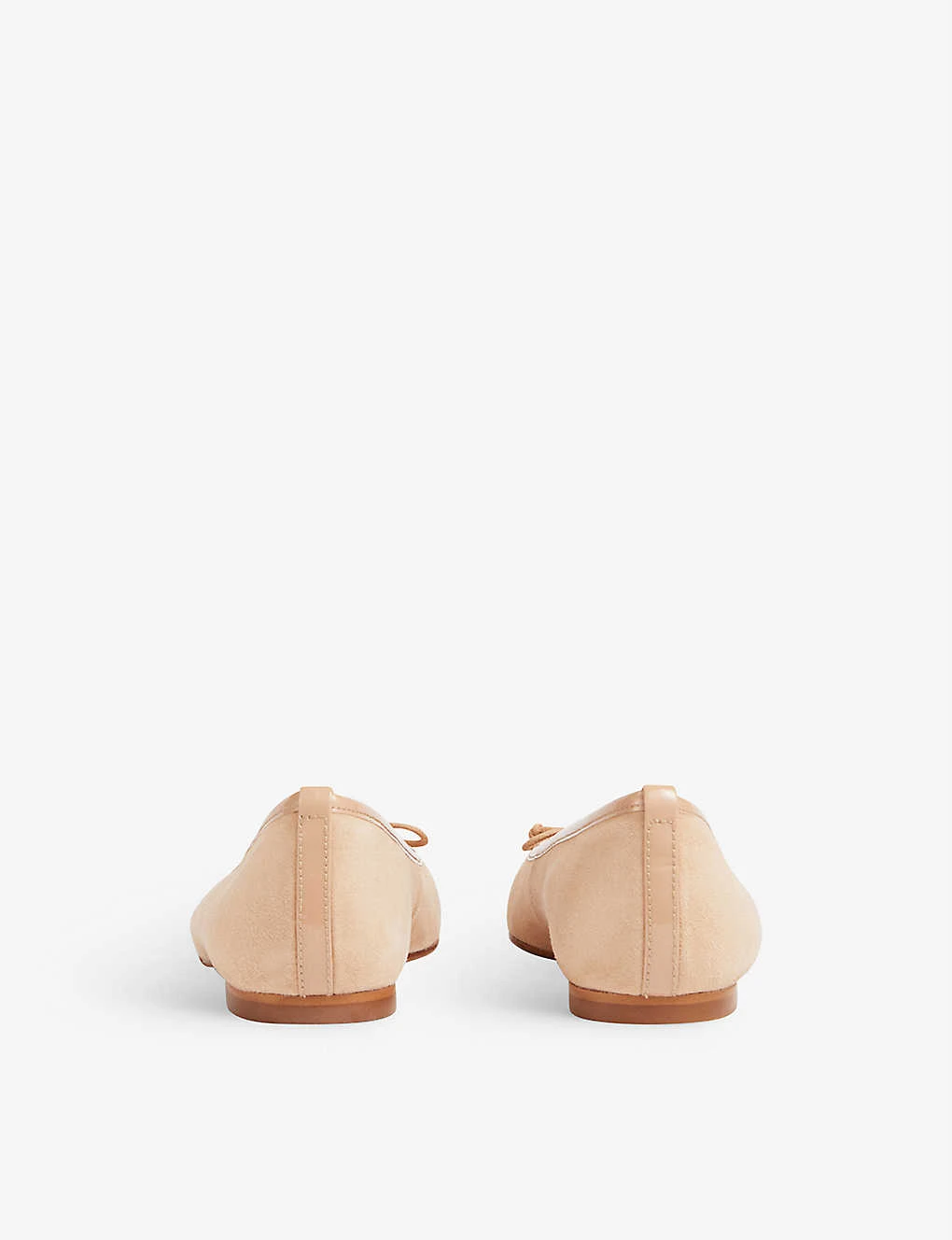 Kara Patent Toe Suede Ballerina Flats - Image 4