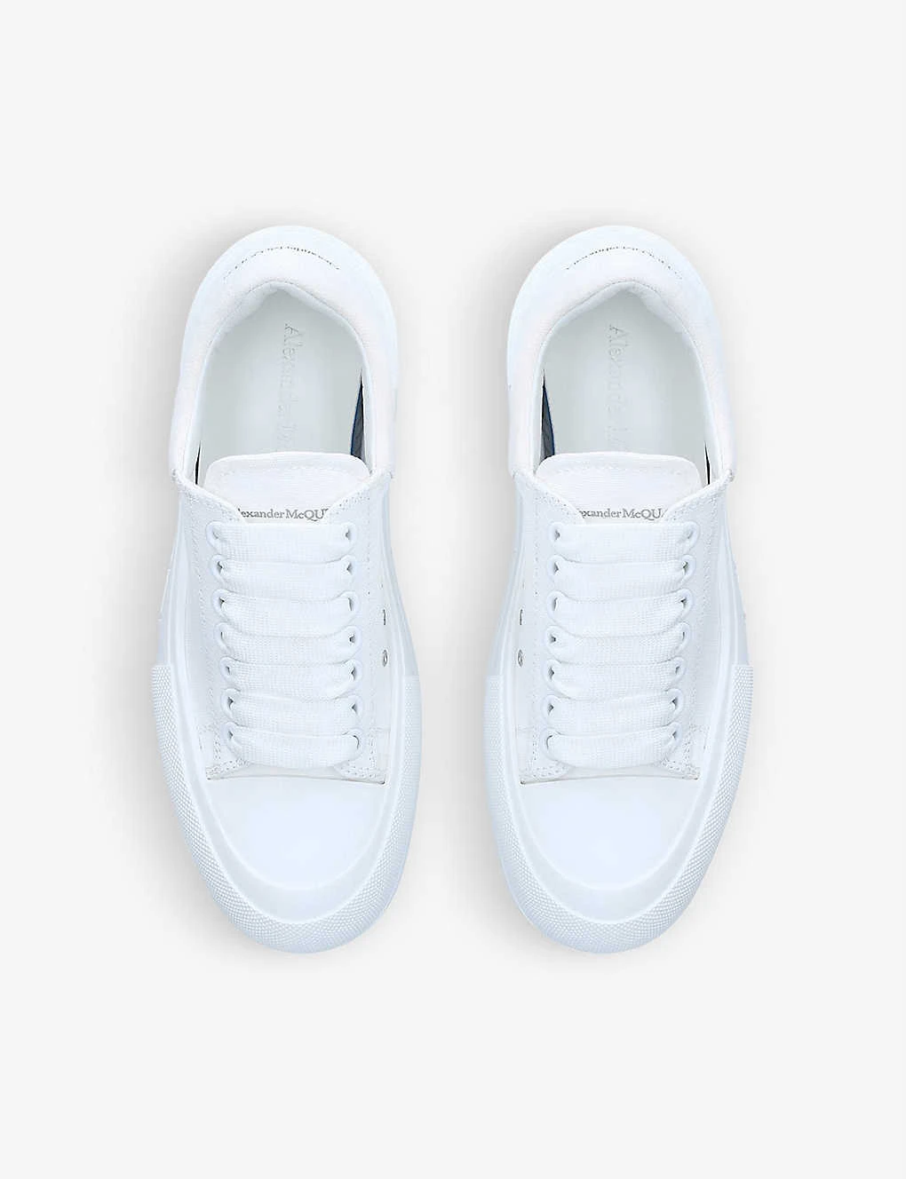 Alexander McQueen Deck Cap-toe Woven Low-top Trainers - Image 2