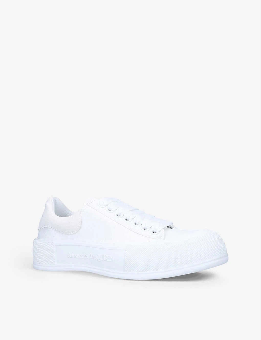 Alexander McQueen Deck Cap-toe Woven Low-top Trainers - Image 3