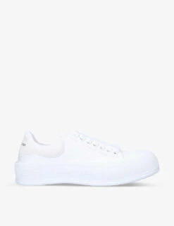 Alexander McQueen Deck Cap-toe Woven Low-top Trainers