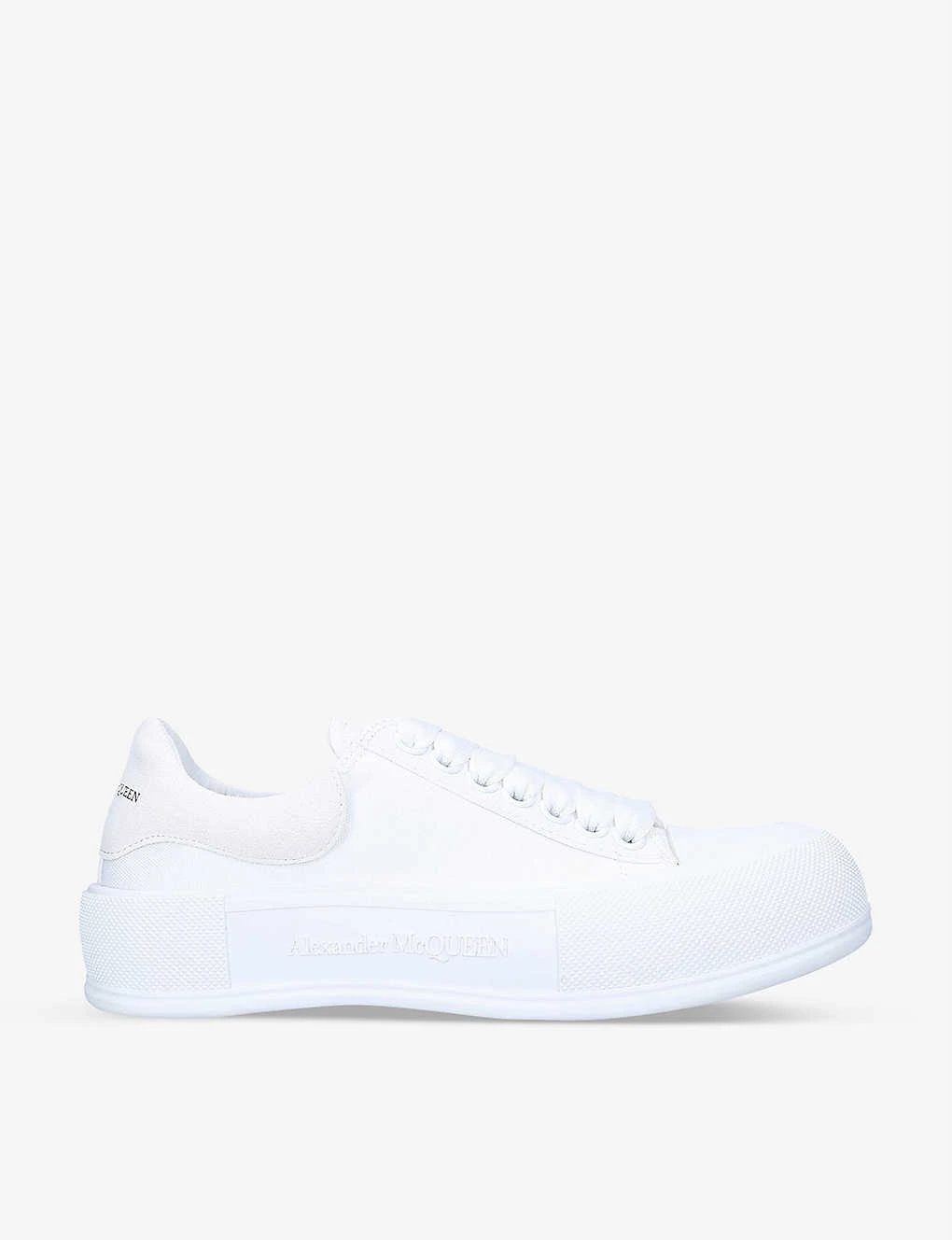 Alexander McQueen Deck Cap-toe Woven Low-top Trainers