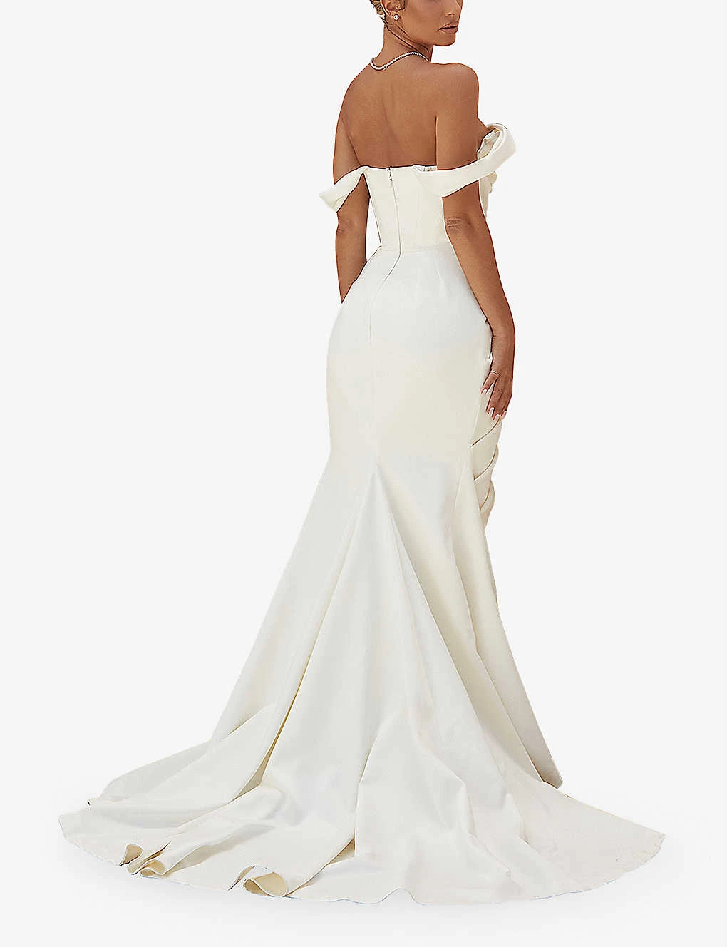 Delphine Sleeveless Satin Maxi Dress - Image 4