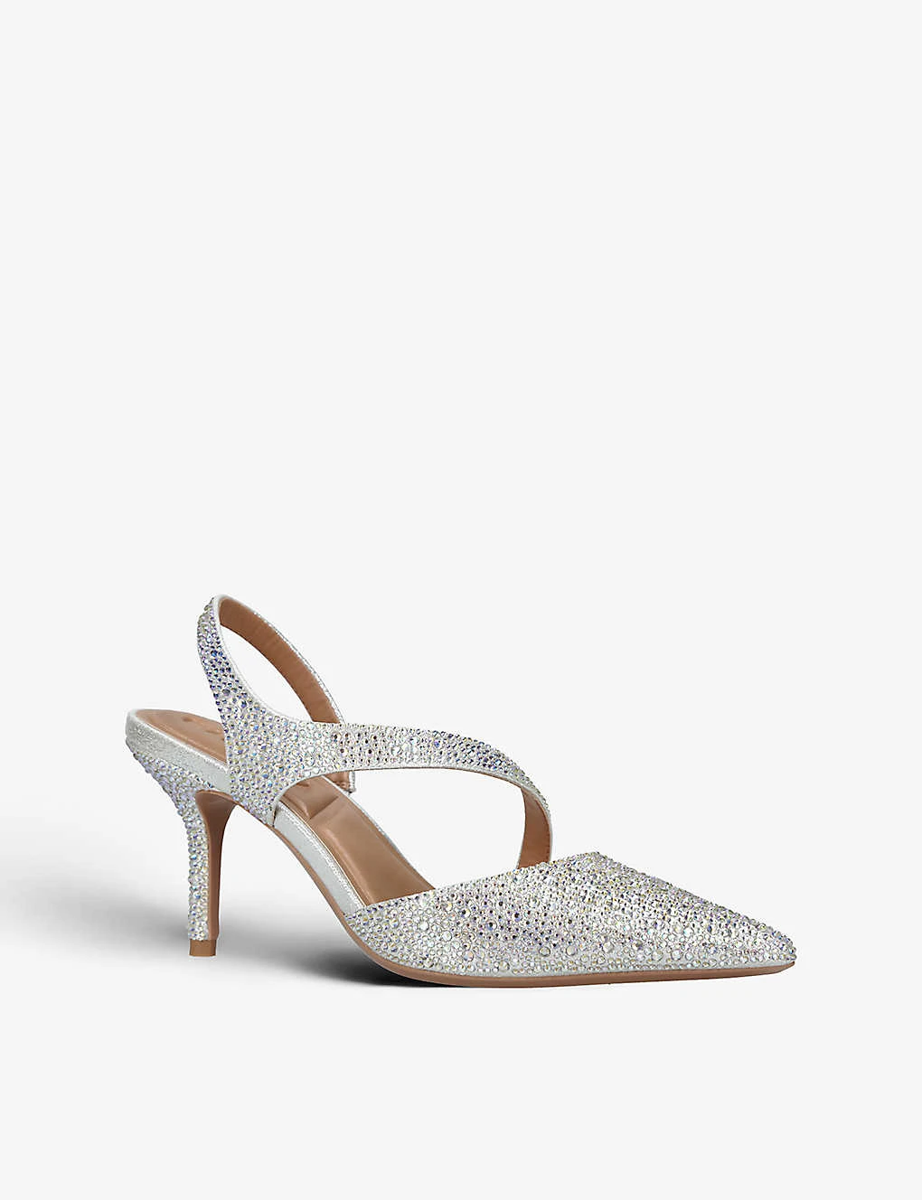 Carvela Symmetry Crystal-embellished Heeled Courts - Image 3