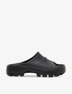 AllSaints Eclipse Logo-embossed Rubber Sliders