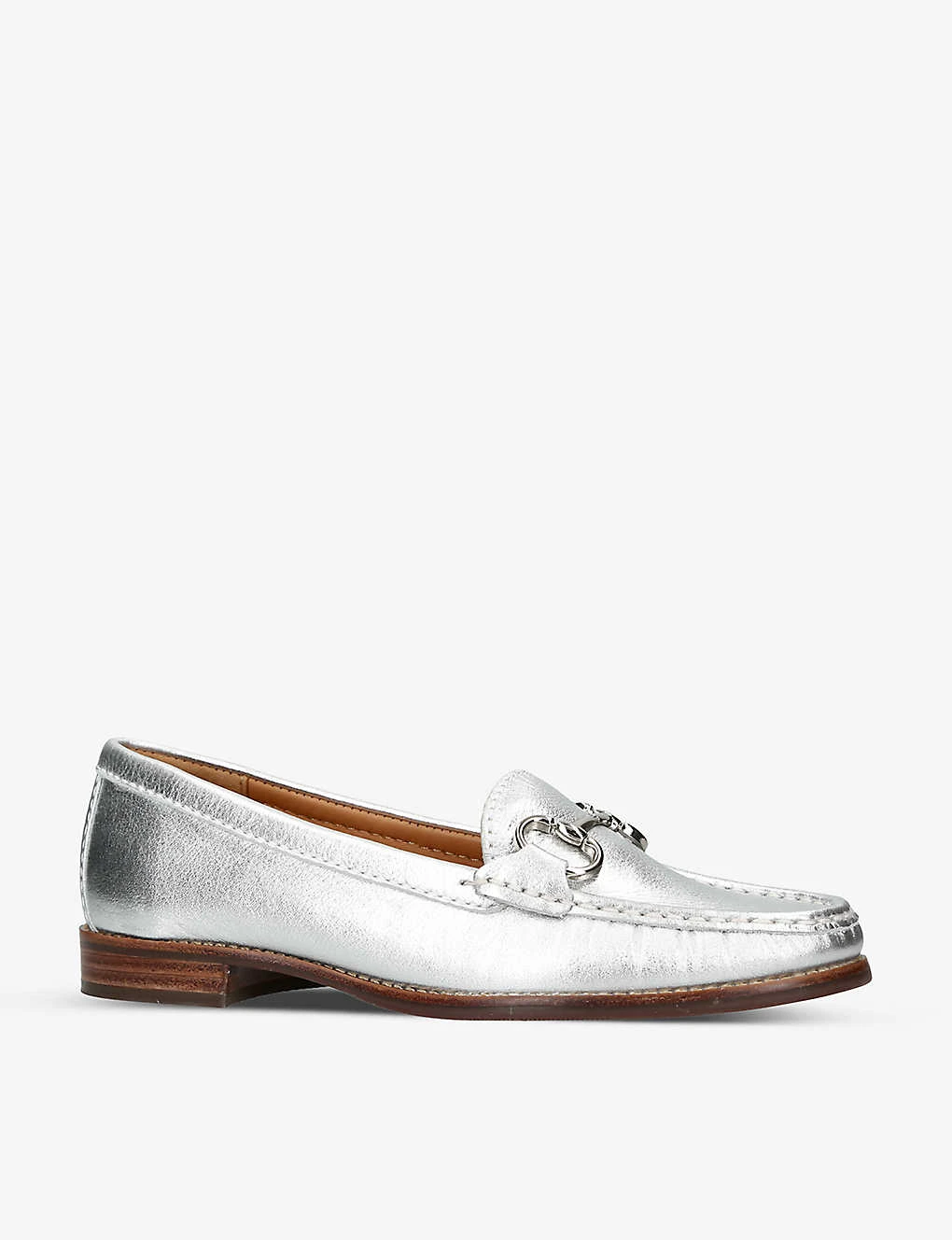 Click 2 Chain-embellished Leather Loafers - Image 2