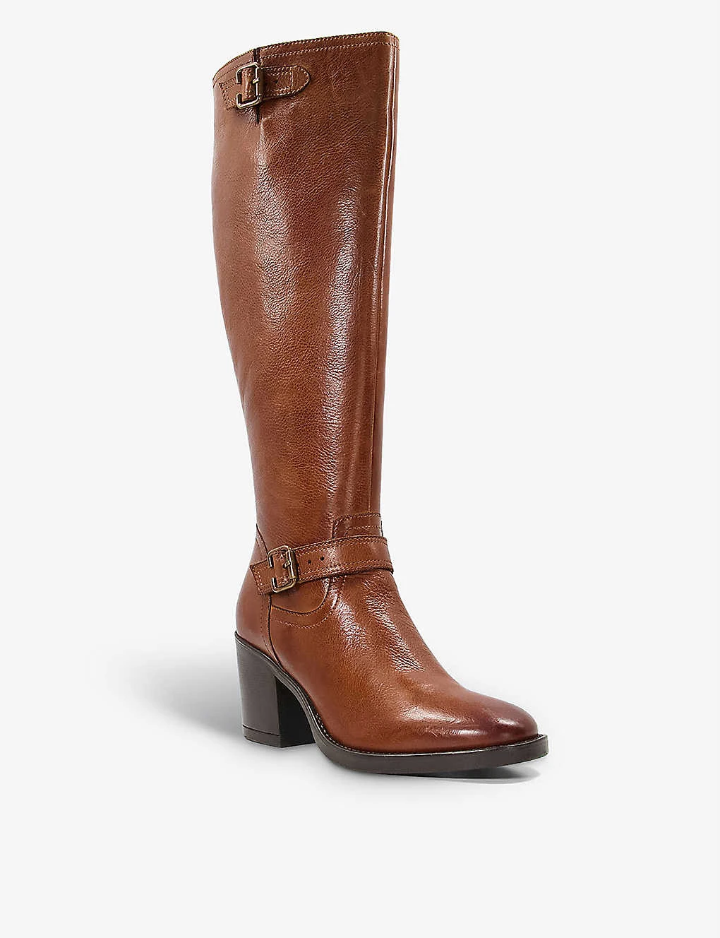 Dune Trelis Heeled Knee-high Leather Boots - Image 3