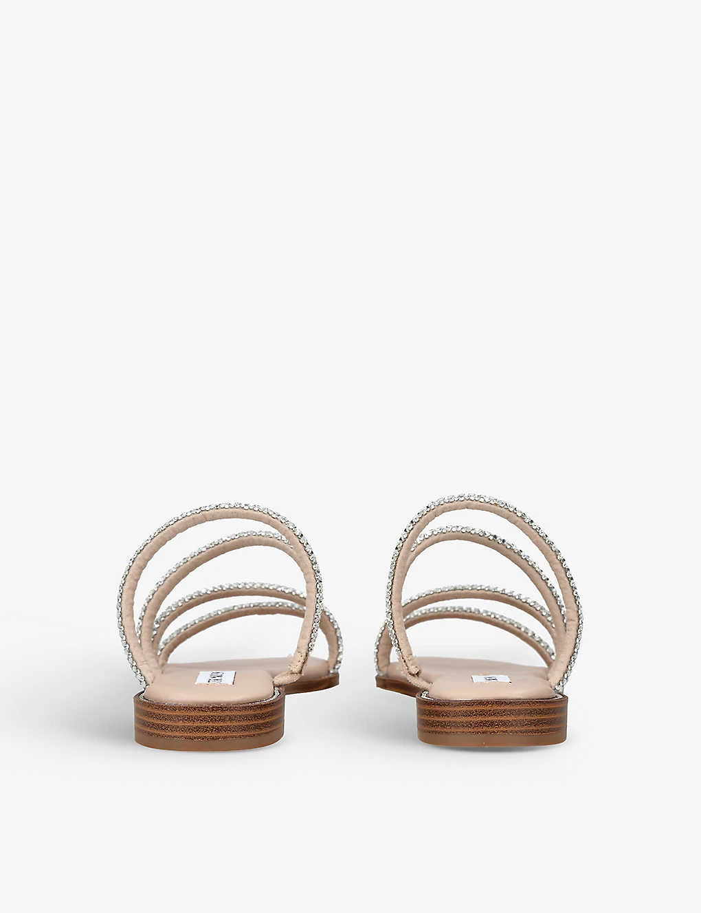 Steve Madden Starie Rhinestone-embellished Faux-leather Sandals - Image 3