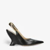 Bottega Veneta Punta Leather Slingback Heels