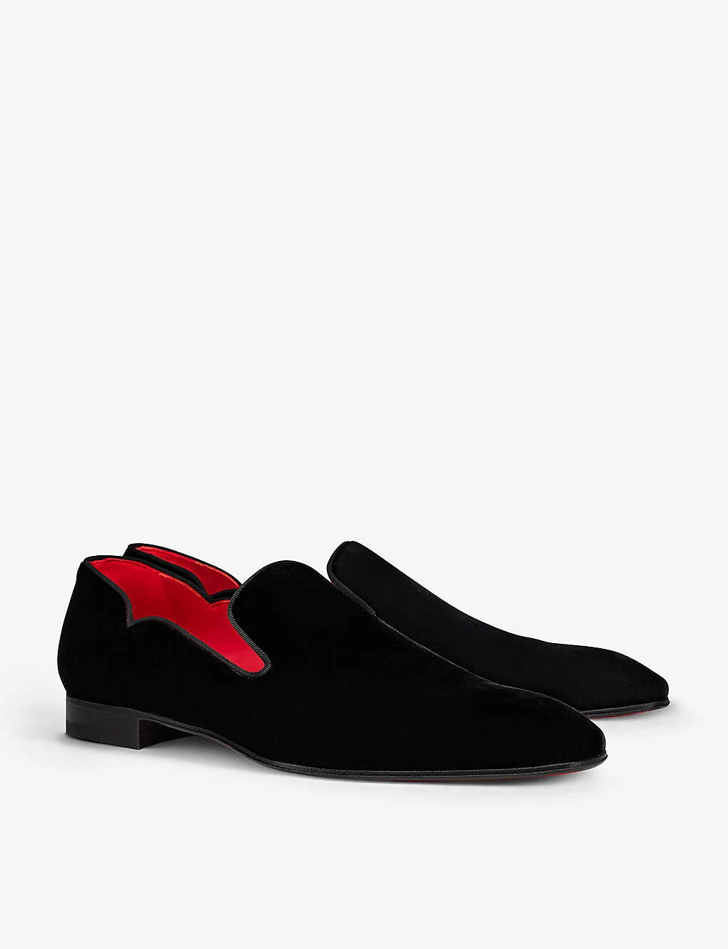 Christian Louboutin Dandy Chick Orlato Slip-on Velvet Loafers - Image 3