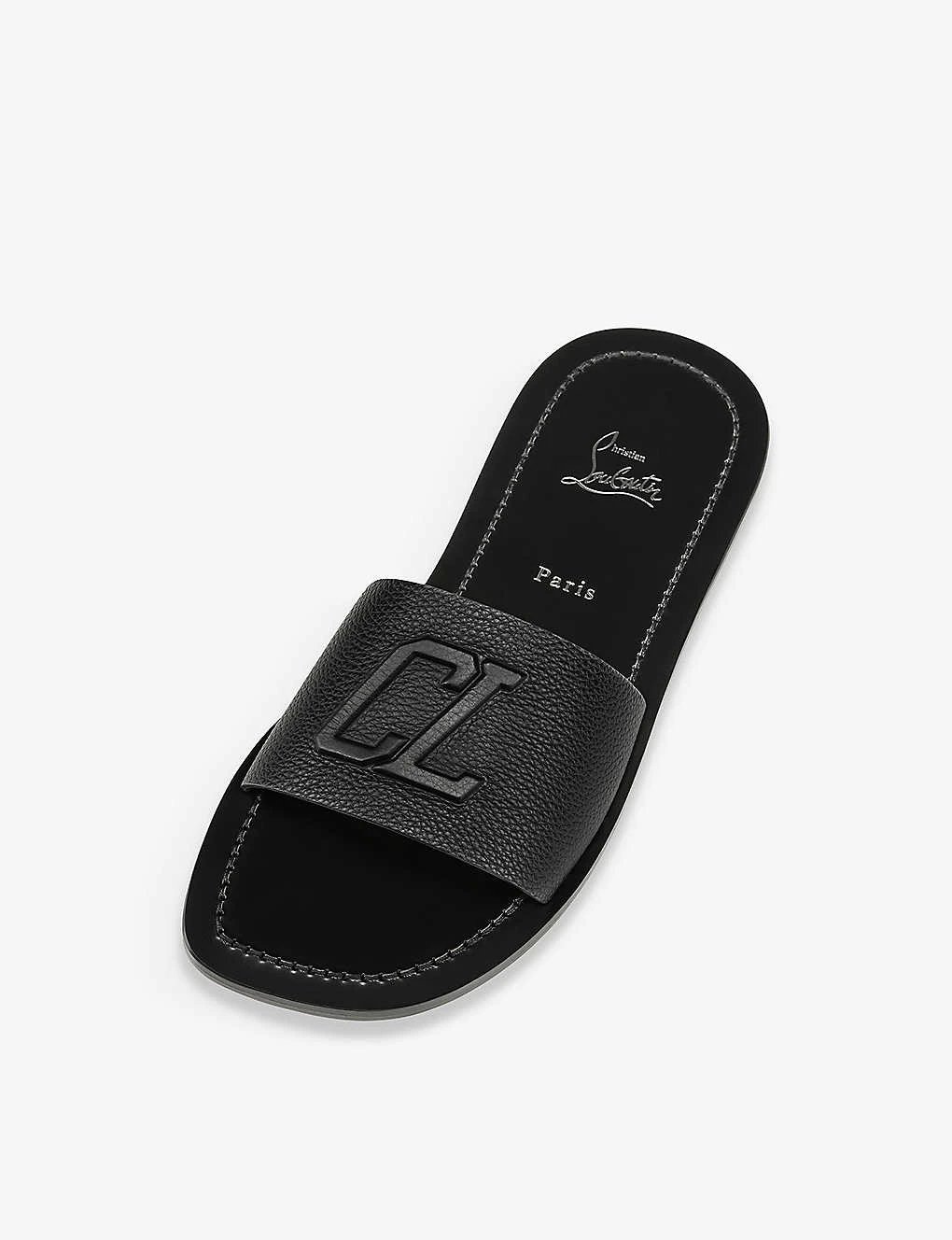 Christian Louboutin Varsicool Logo-embossed Leather Sandals - Image 2