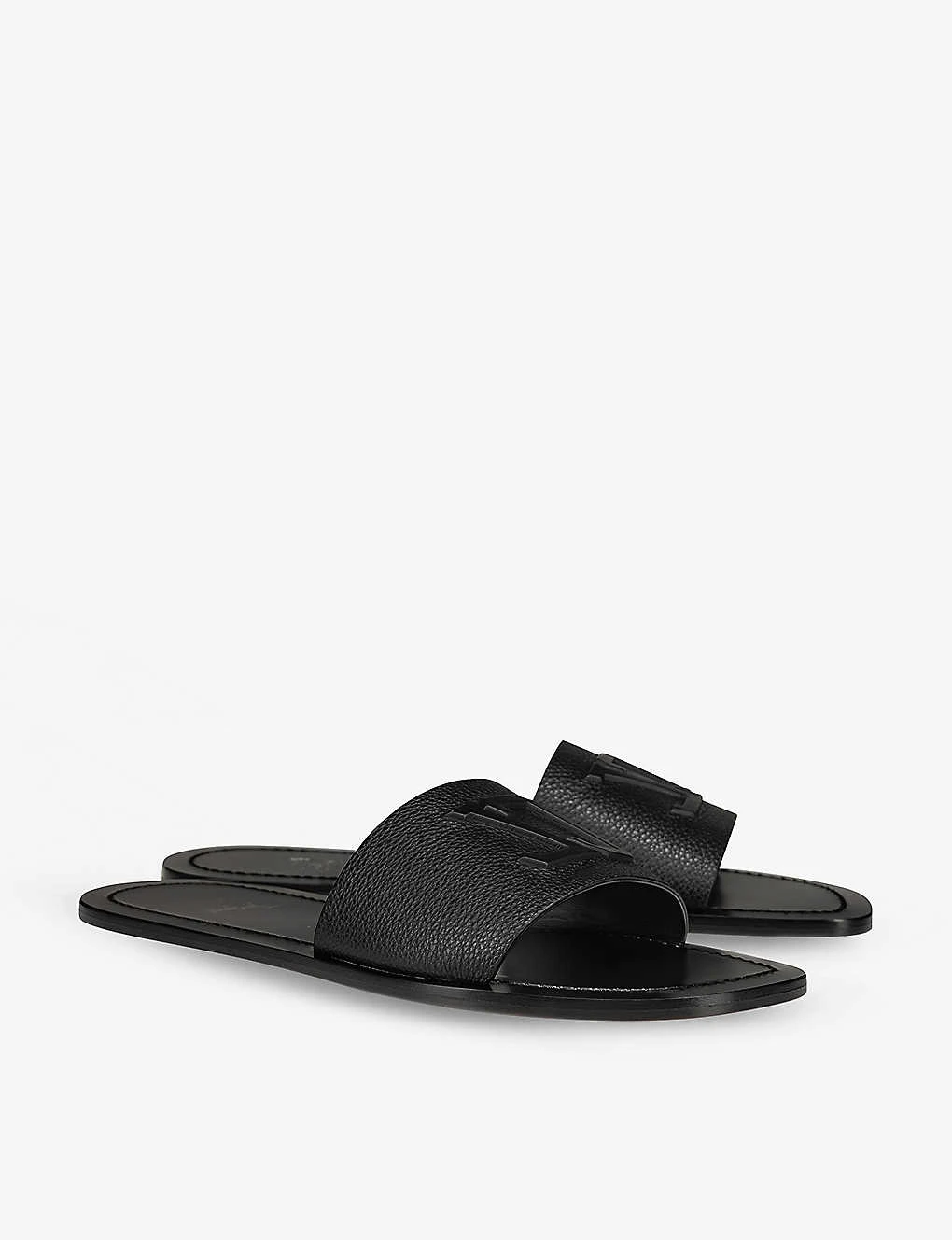 Christian Louboutin Varsicool Logo-embossed Leather Sandals - Image 3