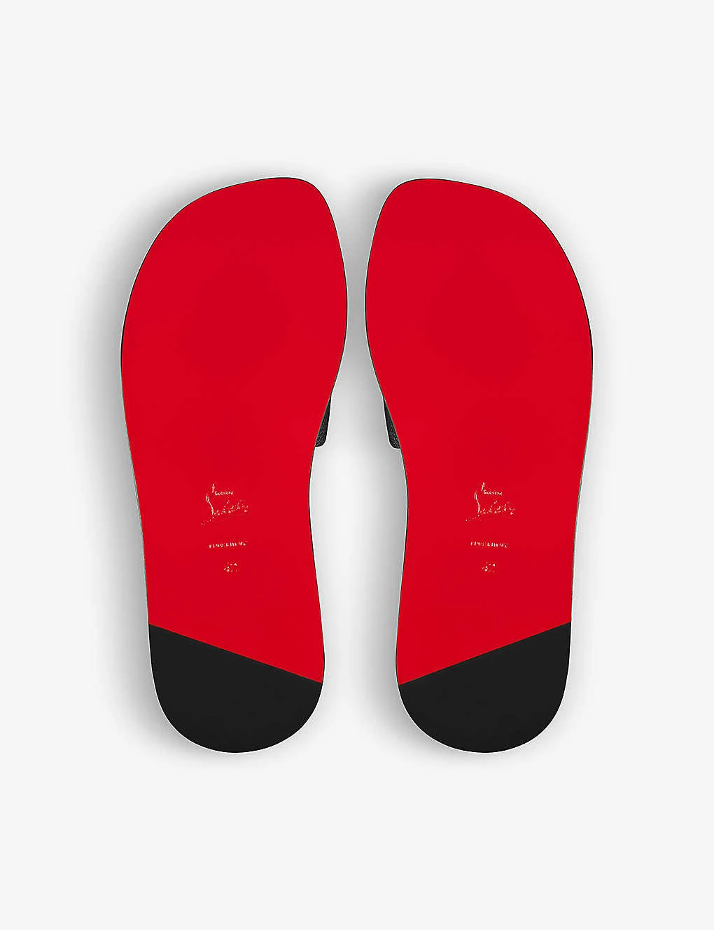 Christian Louboutin Varsicool Logo-embossed Leather Sandals - Image 5