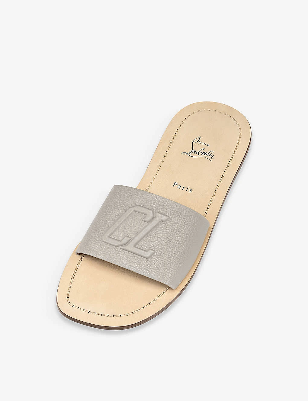 Christian Louboutin Varsicool Logo-embossed Leather Sandals - Image 2