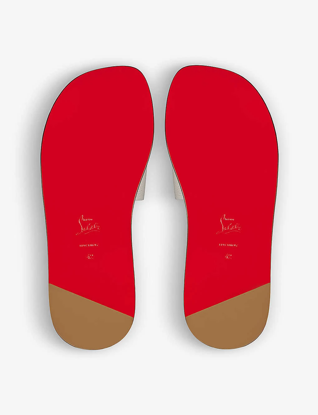 Christian Louboutin Varsicool Logo-embossed Leather Sandals - Image 5