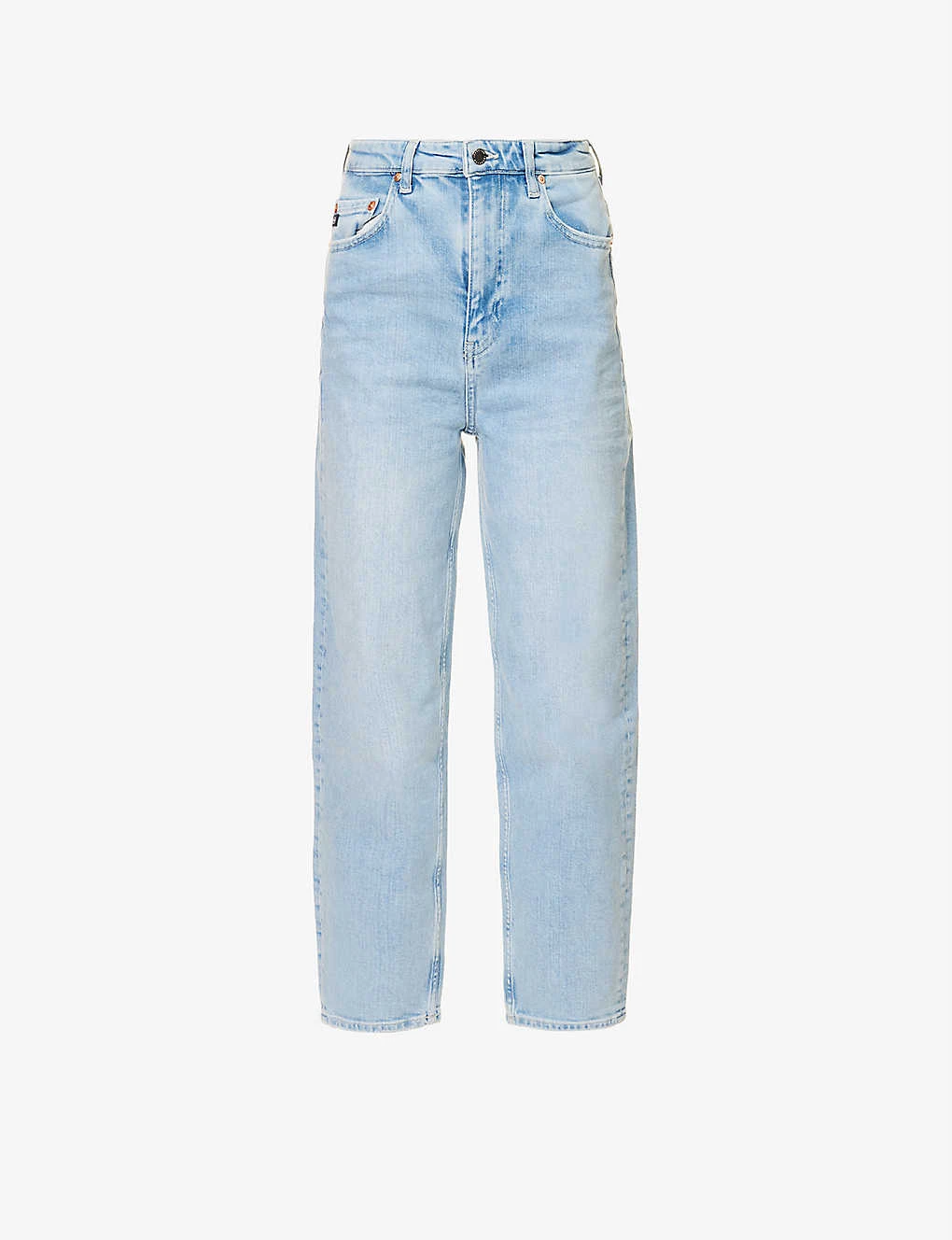 Balloon Tapered-leg Mid-rise Stretch-denim Jeans