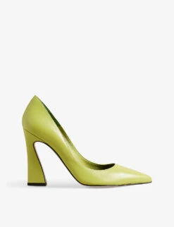 Ted Baker Teyma Pointed-toe Leather Court Heels