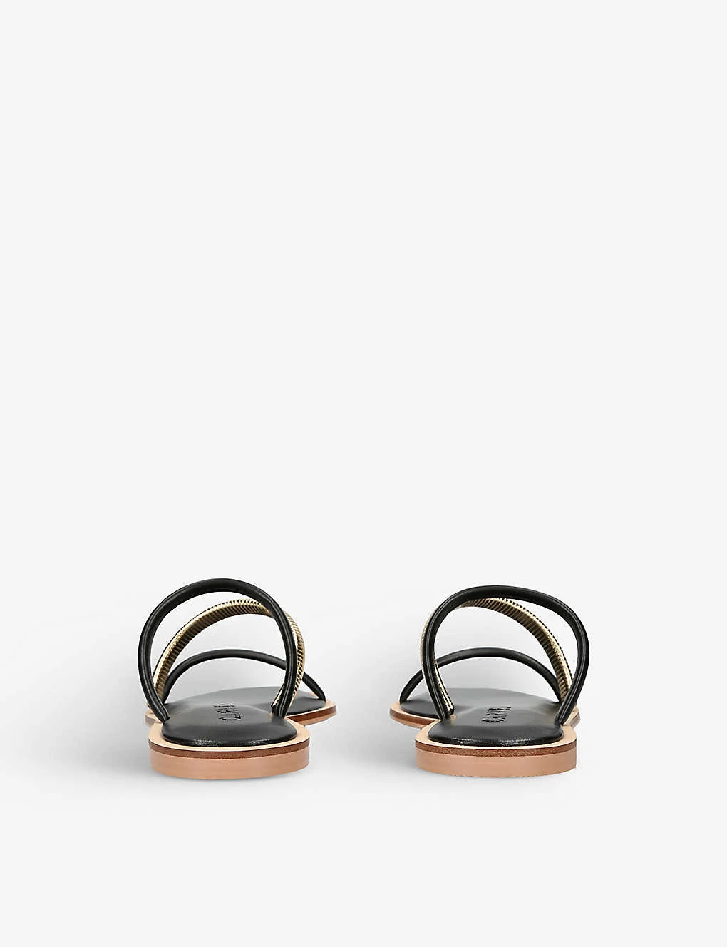 Carvela Roma Metallic-strap Faux-leather Sandals - Image 4