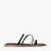 Carvela Roma Metallic-strap Faux-leather Sandals