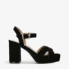 Carvela Serafina Cross-strap Platform Suede Sandals