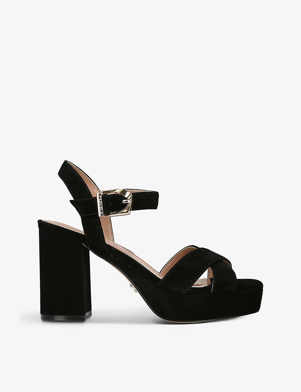 Carvela Serafina Cross-strap Platform Suede Sandals