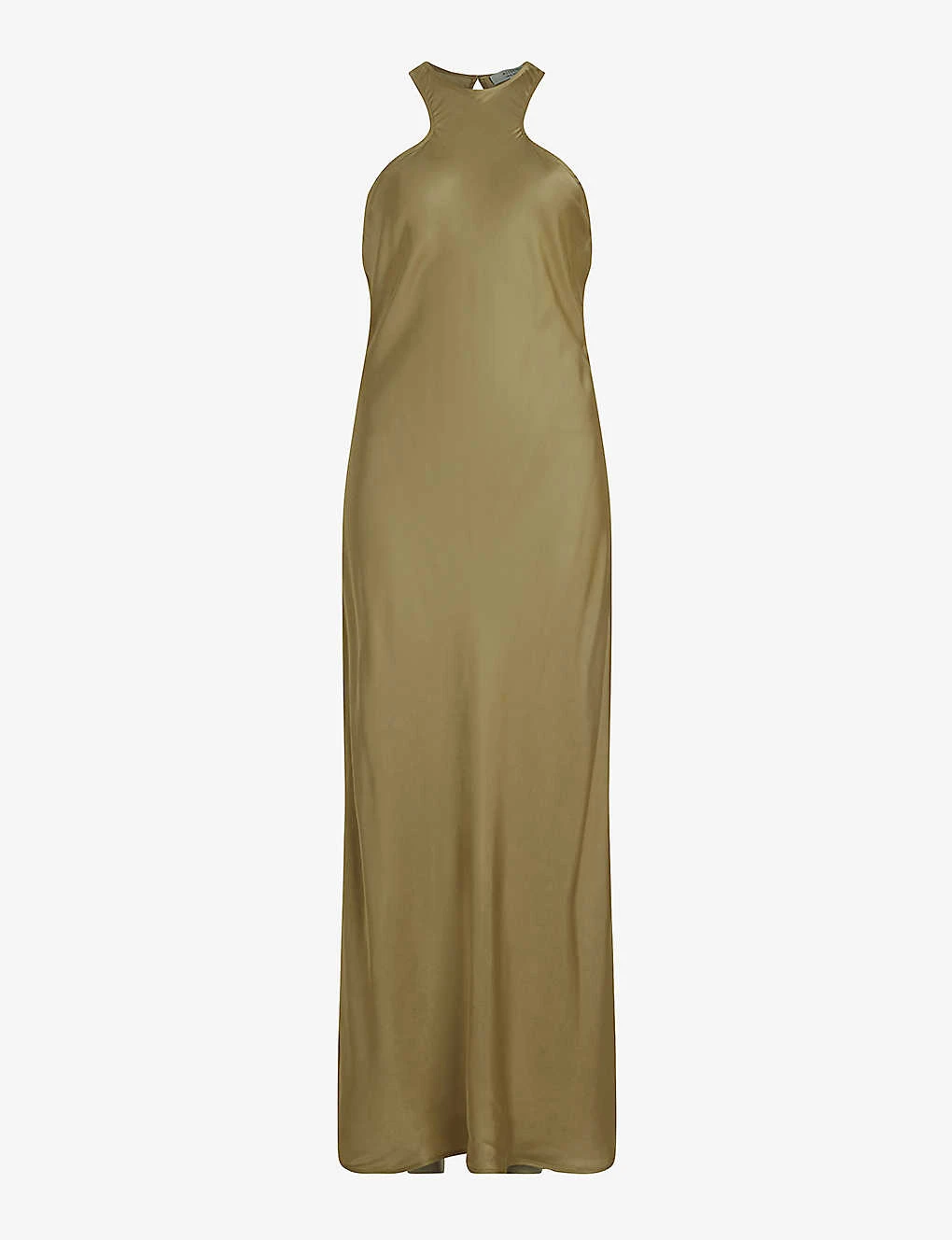 AllSaints Betina Racerback Satin Maxi Dress