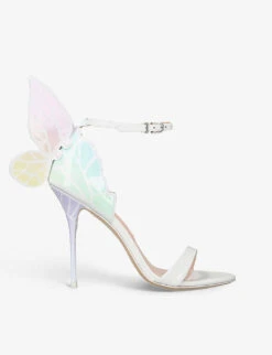 Sophia Webster Chiara Wing-embellished Leather Heeled Sandals