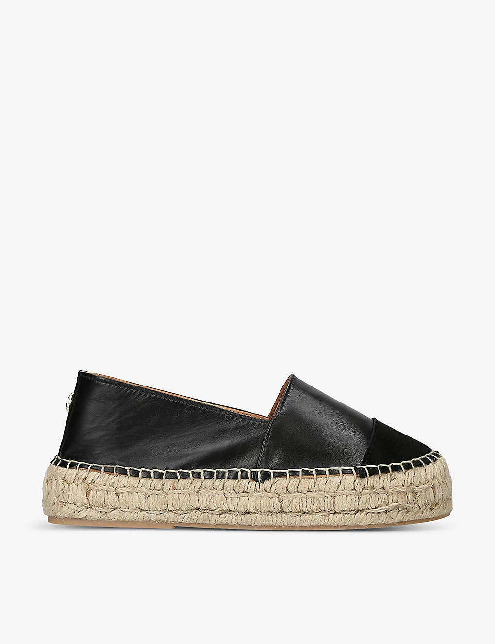 Siesta Panelled Leather Espadrilles