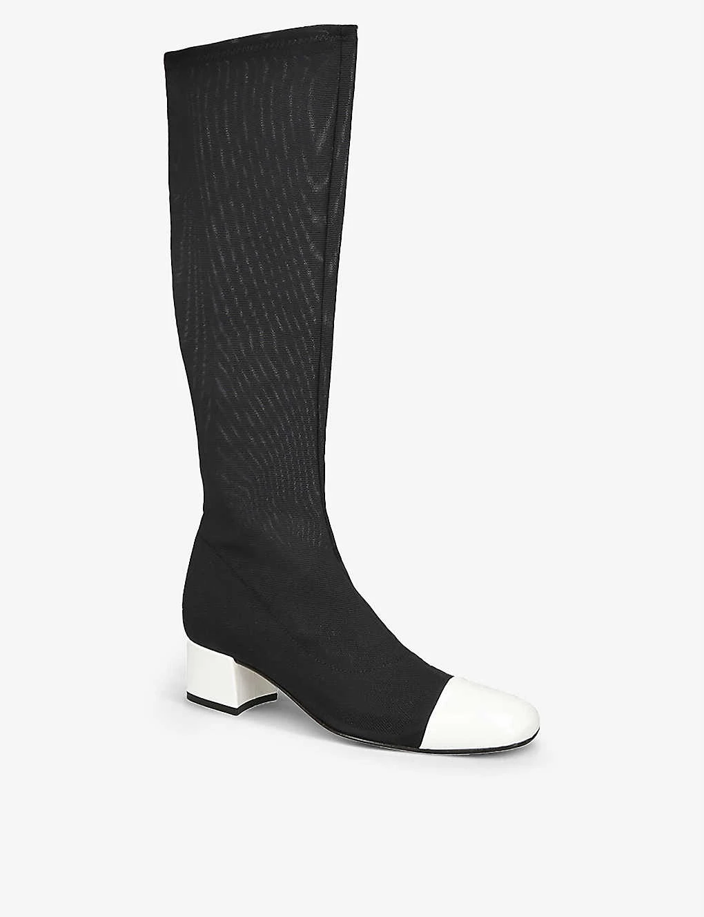 Malaga Contrast-toe Textile High Boots - Image 2