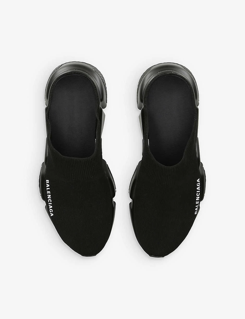 Balenciaga Speed Brand-print Woven Sandals - Image 2