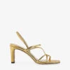 Sandro Faye Strappy Leather Heeled Sandals