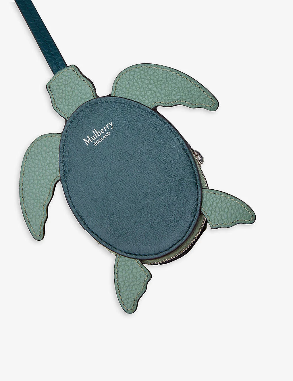 Mulberry Turtle Zip-pouch Leather Keyring - Image 3