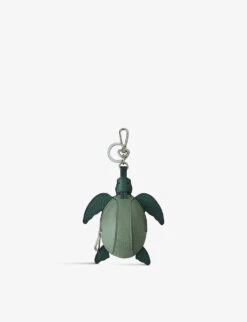 Mulberry Turtle Zip-pouch Leather Keyring