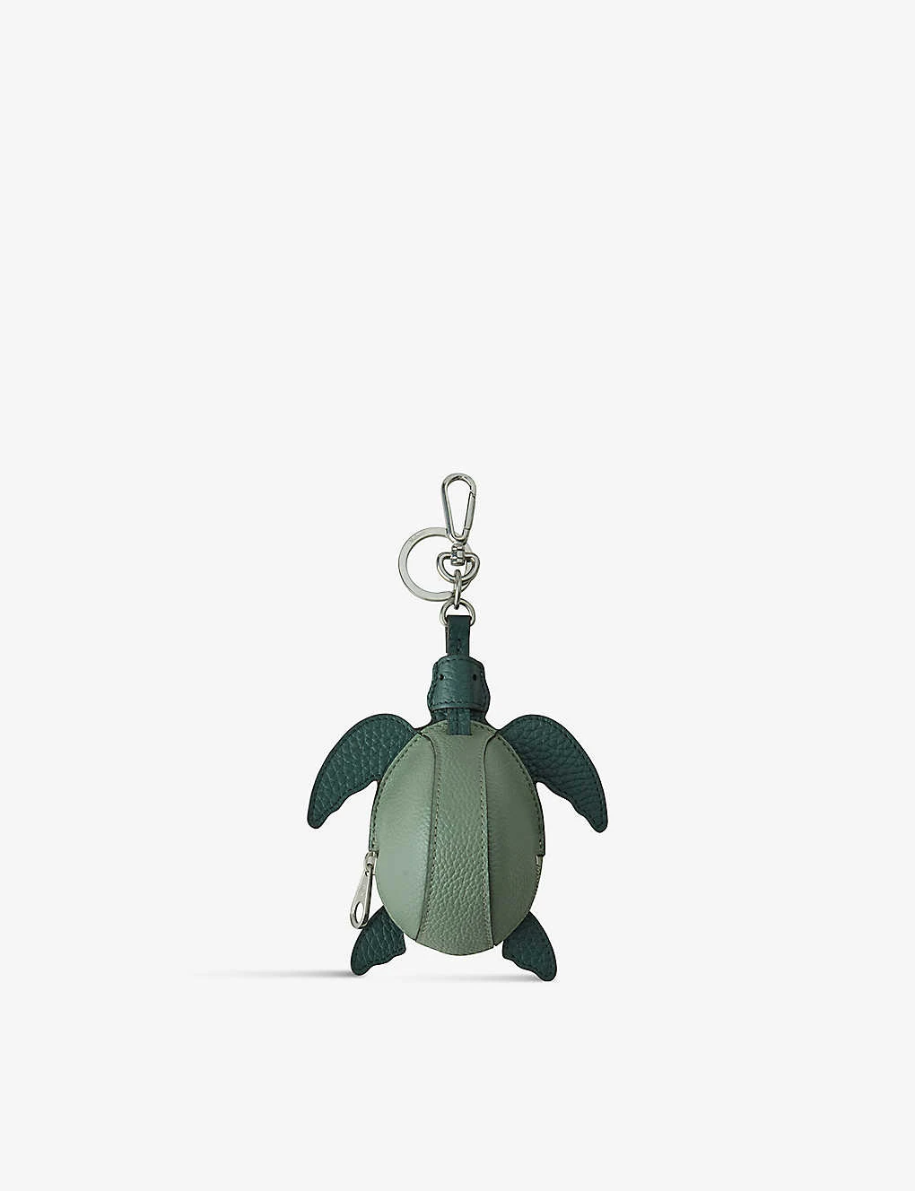 Mulberry Turtle Zip-pouch Leather Keyring