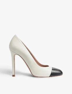 Mylah Toe-cap Panel Leather Courts