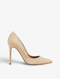 Monroe Pointed-toe Suede Courts