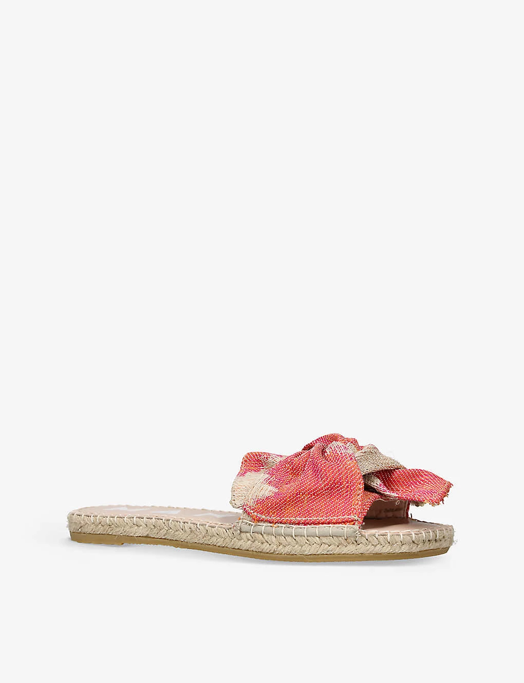 Manebi Yucatan Twist Front Raffia And Jute Sandals - Image 3