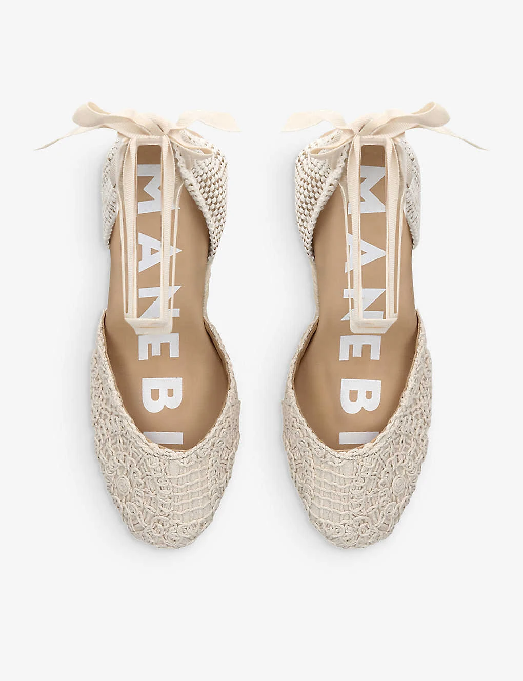 Manebi Yucatan Raffia Espadrille Wedges - Image 2