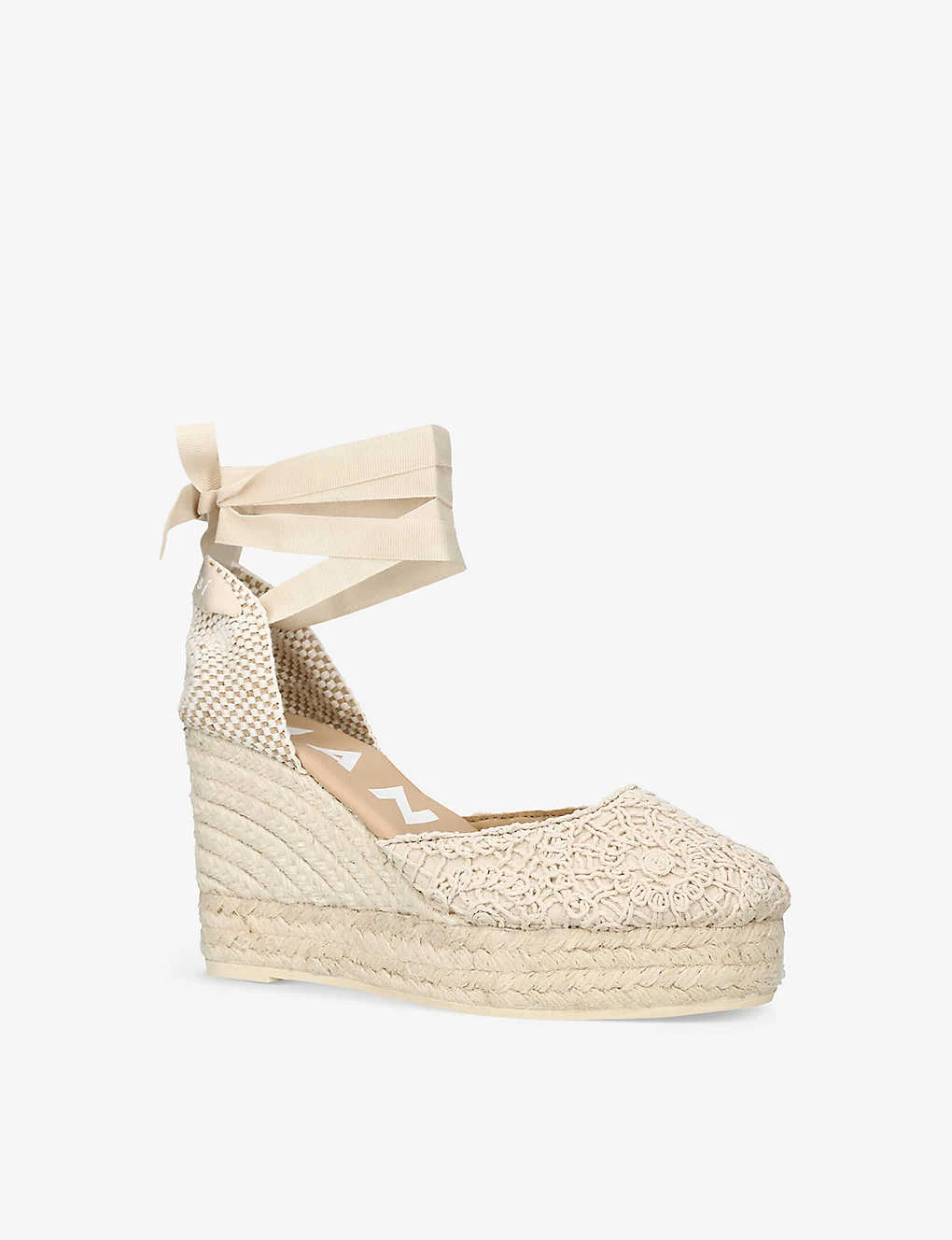 Manebi Yucatan Raffia Espadrille Wedges - Image 3
