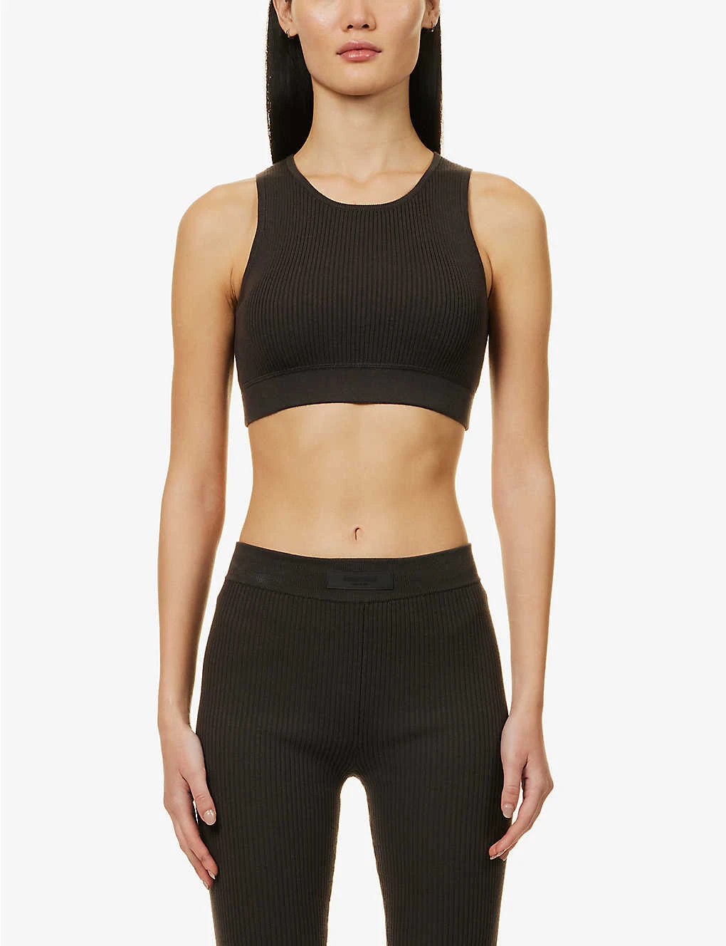 ESSENTIALS Logo-patch Woven Tank Top - Image 3