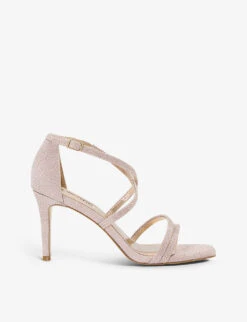 Dune Musical Strappy Woven Heeled Sandals
