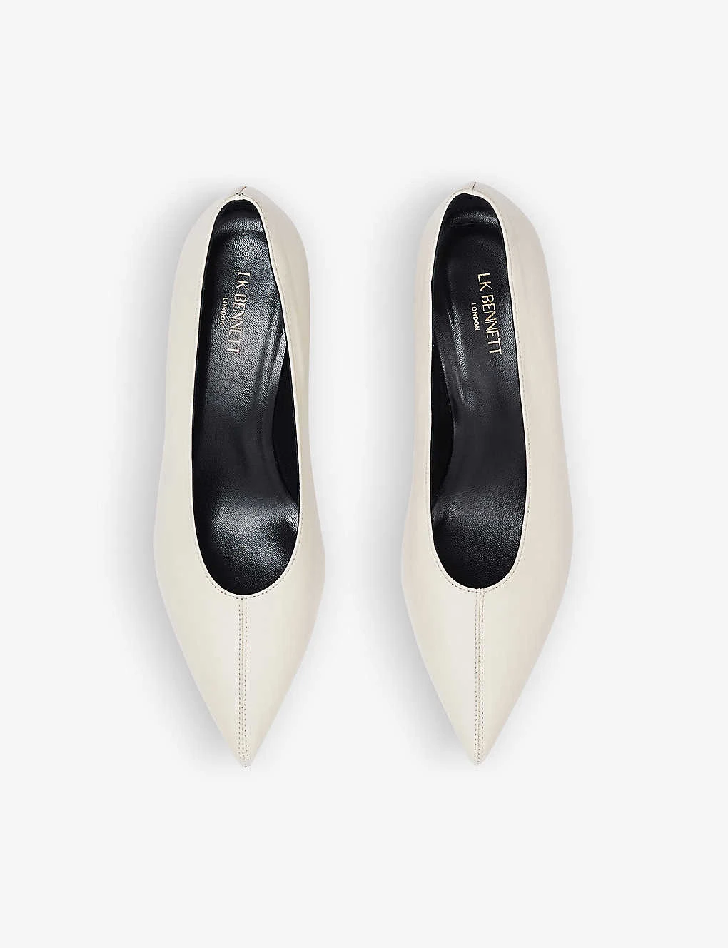 Zayla Cone-heel Leather Courts - Image 2