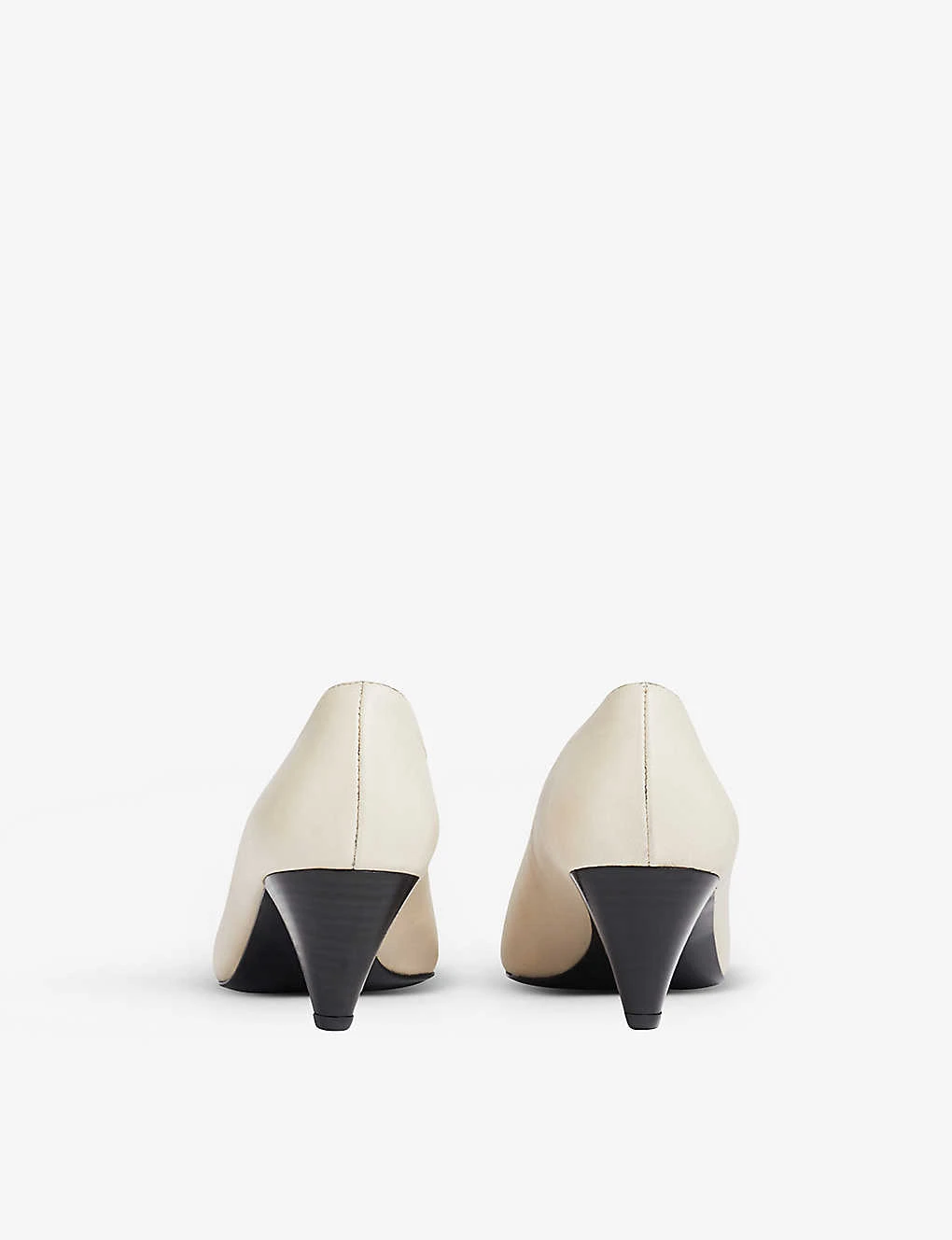 Zayla Cone-heel Leather Courts - Image 3