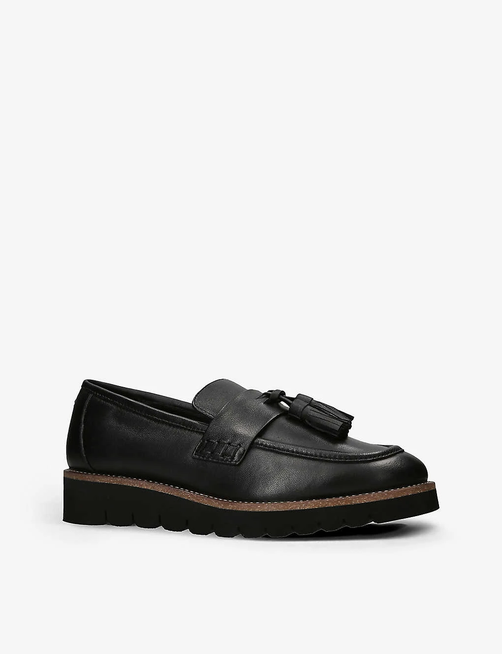 Carvela Grange Tassel-embellished Leather Loafers - Image 3