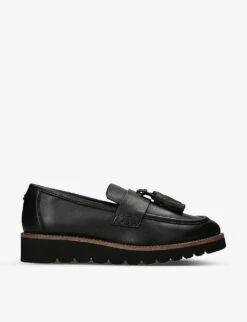 Carvela Grange Tassel-embellished Leather Loafers